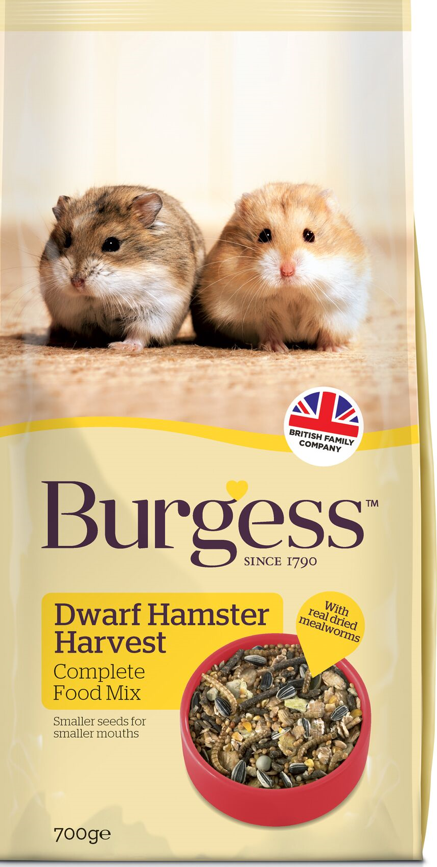 Burgess hamster clearance food